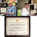 Lifetime Achievement Awards for Jim K5JIM, Jim KA3UNQ and Dan KD3CQ